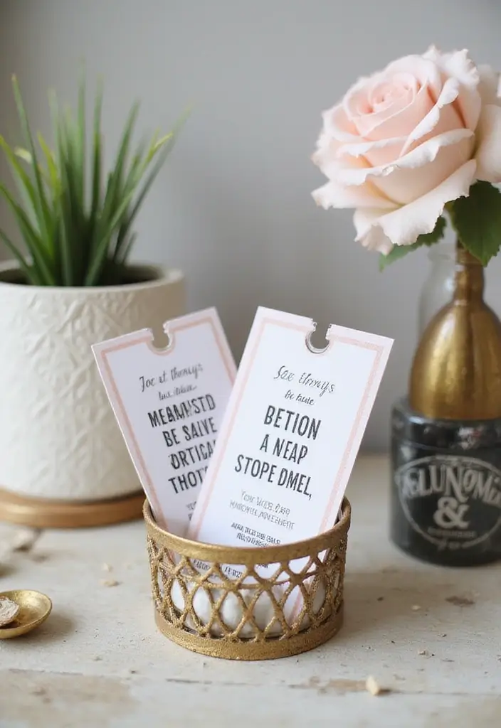 27 Bathroom Pass Ideas That Encourage Hygiene - 14. Inspirational Quote Passes