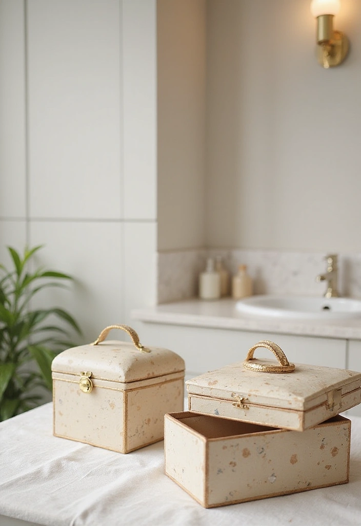 27 Bathroom Pass Ideas That Encourage Hygiene - 20. Decorative Boxes for Passes