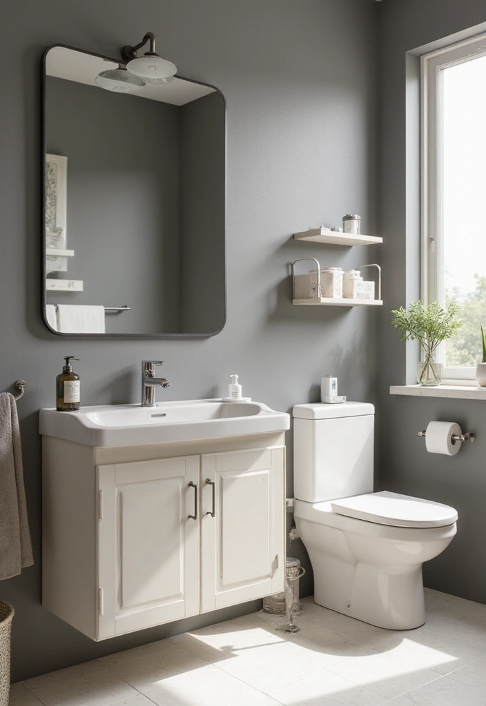 27 Grey And Cream Bathroom Ideas For Neutral Lovers - 15. Elegant Faucets and Fixtures