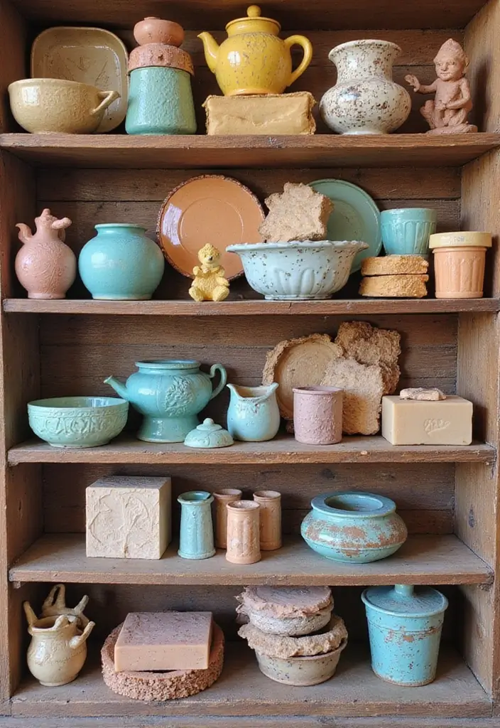 27 Mexican Style Bathroom Ideas Full Of Color - 11. Eclectic Accessories