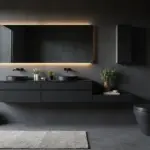 27 Modern Bathroom Black Design Trends For 2024