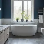 27 Navy And Grey Bathroom Ideas That Feel Calm