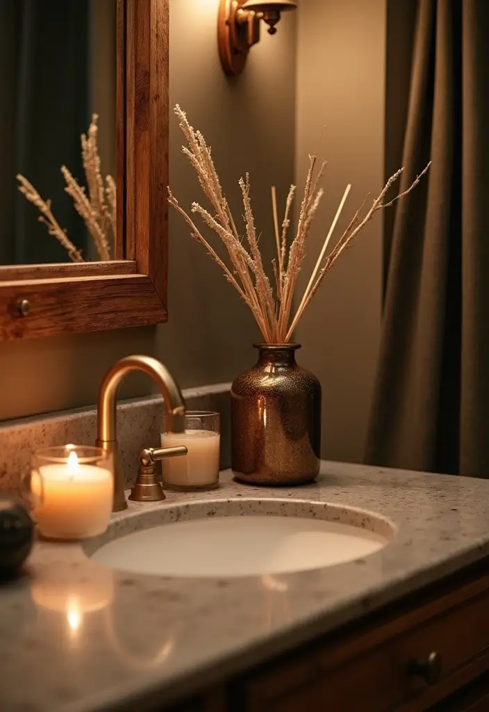 28 Bar Bathroom Ideas That Impress Guests - 27. Elegant Fragrance Options