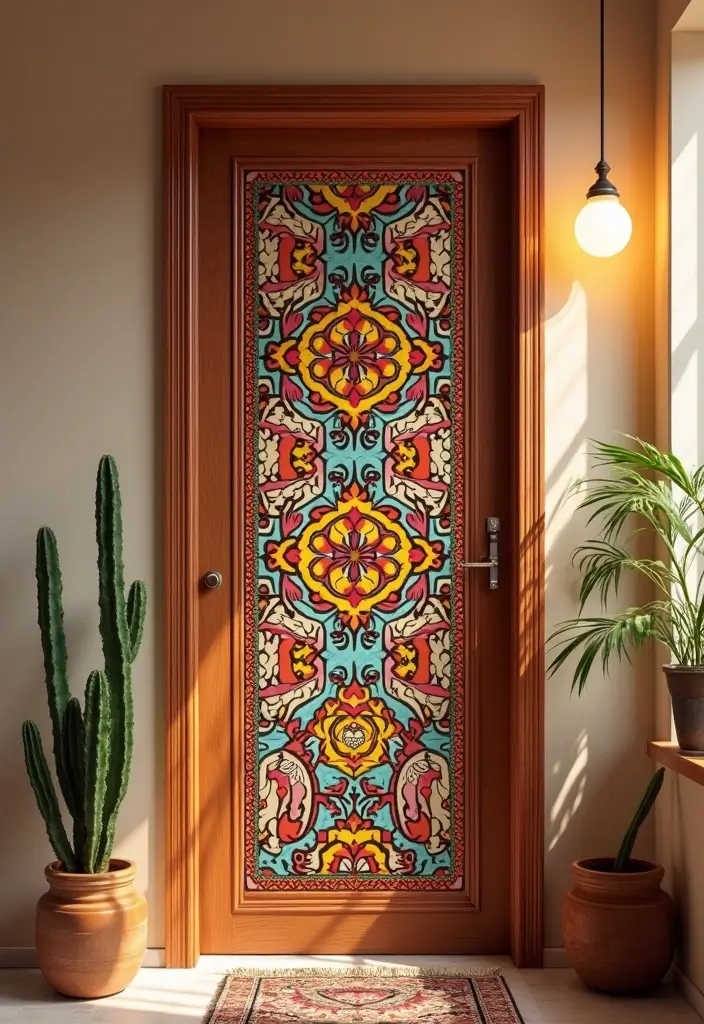 28 Bathroom Door Ideas Indian Style Inspirations - 12. Traditional Patterns