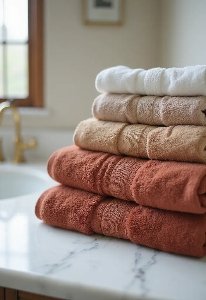 28 Bathroom Hand Towel Ideas That Look Luxurious - 8. Velvety Softness