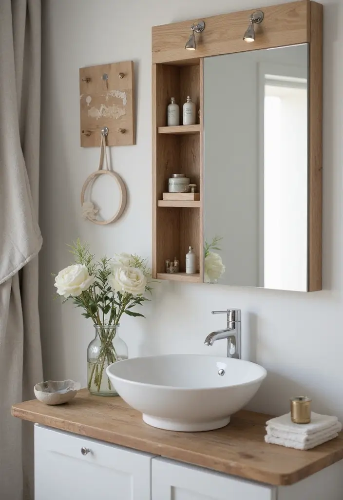28 Bathroom Nook Ideas That Add Functionality - 21. Multi-Functional Mirrors