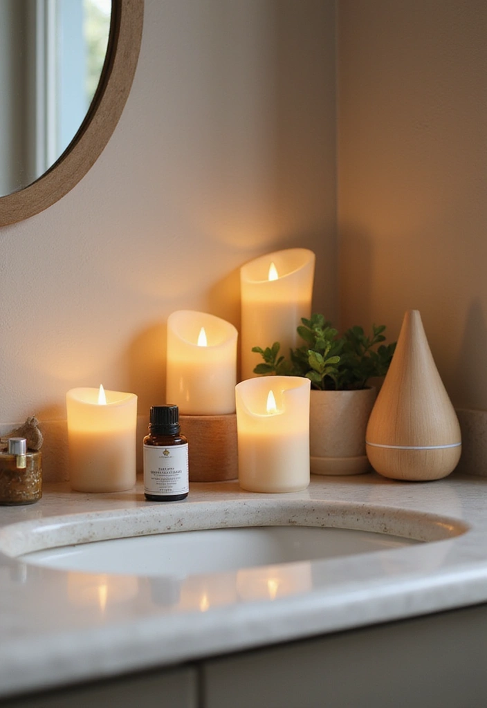 28 Boho Western Bathroom Ideas With Rustic Flair - 23. Thoughtful Scented Elements