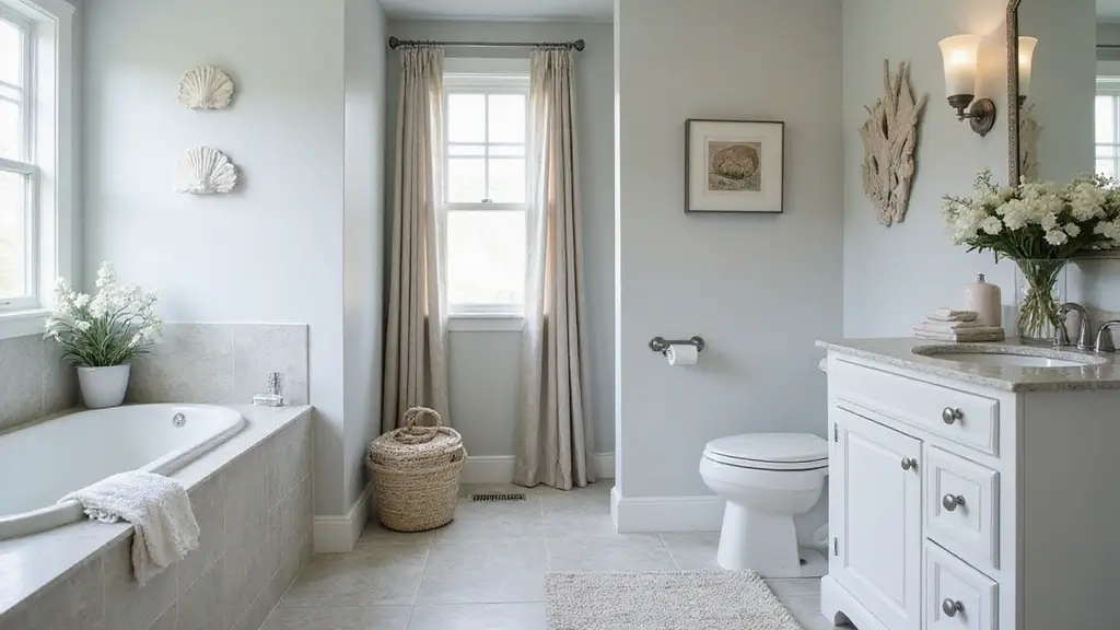 28 Navy And White Bathroom Ideas That Feel Nautical