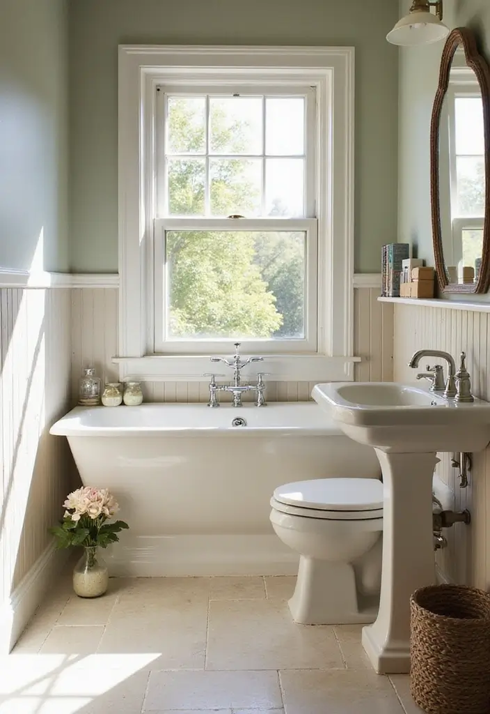 28 Small Half Bathroom Decor Ideas That Feel Spacious - 9. Natural Light Maximization