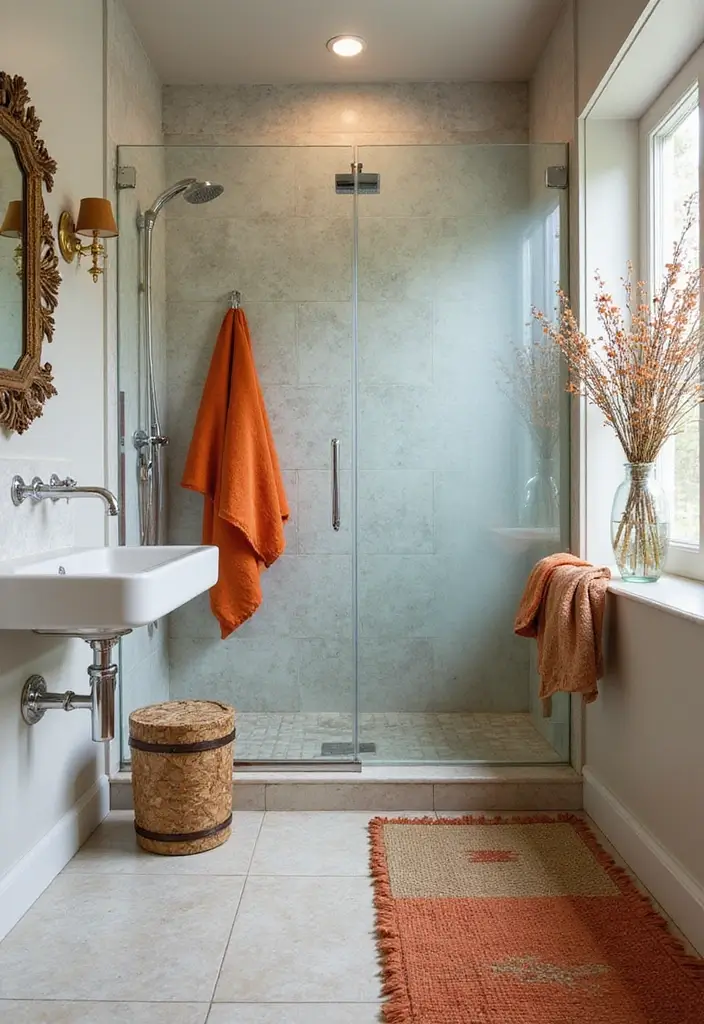 28 Walk In Bathroom Showers That Redefine Luxury - 22. Seasonal Refresh