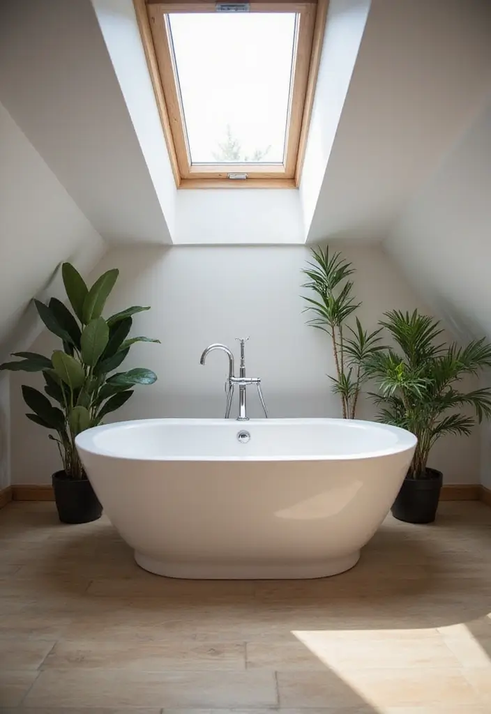 29 Attic Bathroom Ideas That Maximize Every Corner - 11. Unique Bathtubs