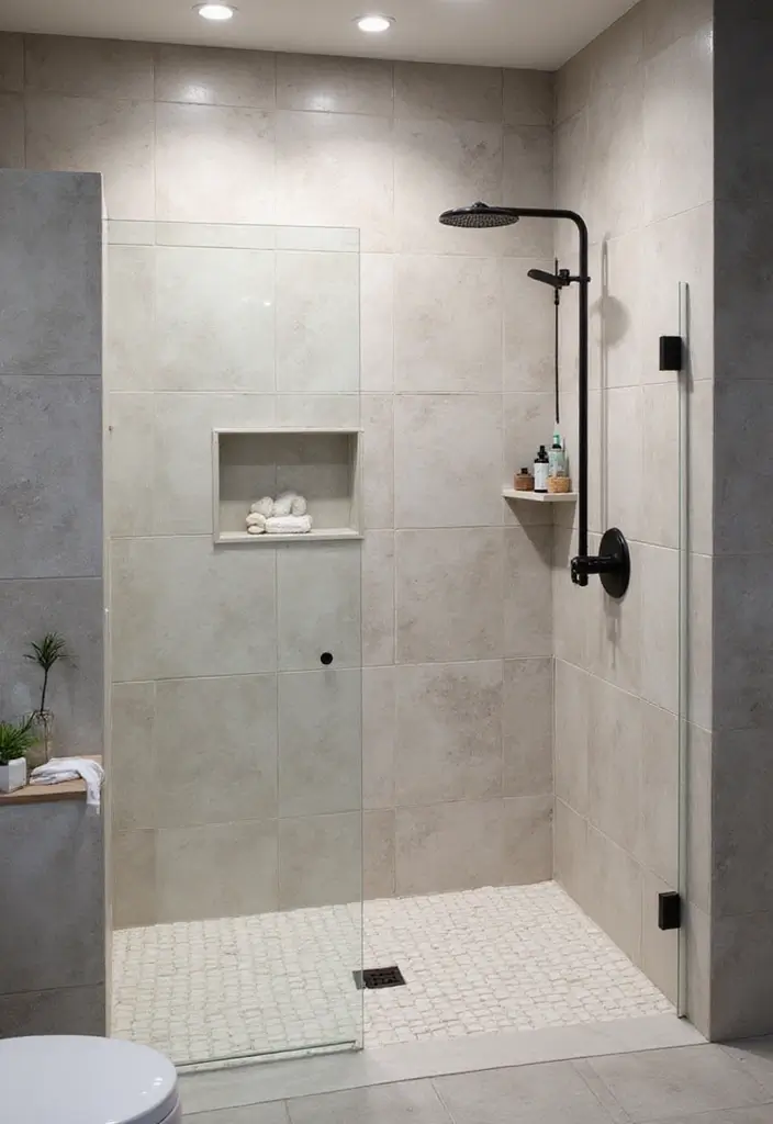 29 Bathroom Shower Tile Ideas That Feel Modern - 29. Innovative 3D Tiles