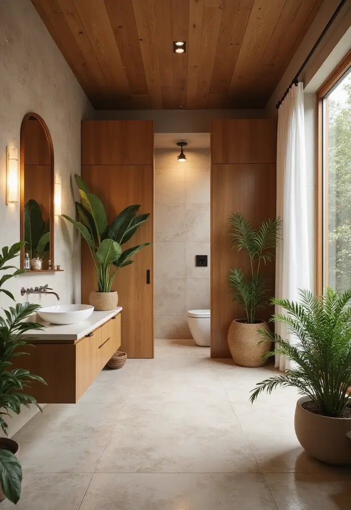 29 Ensuite Bathroom Ideas Master Bedrooms With Luxury Touch - 1. Spa-Like Retreat with Natural Elements