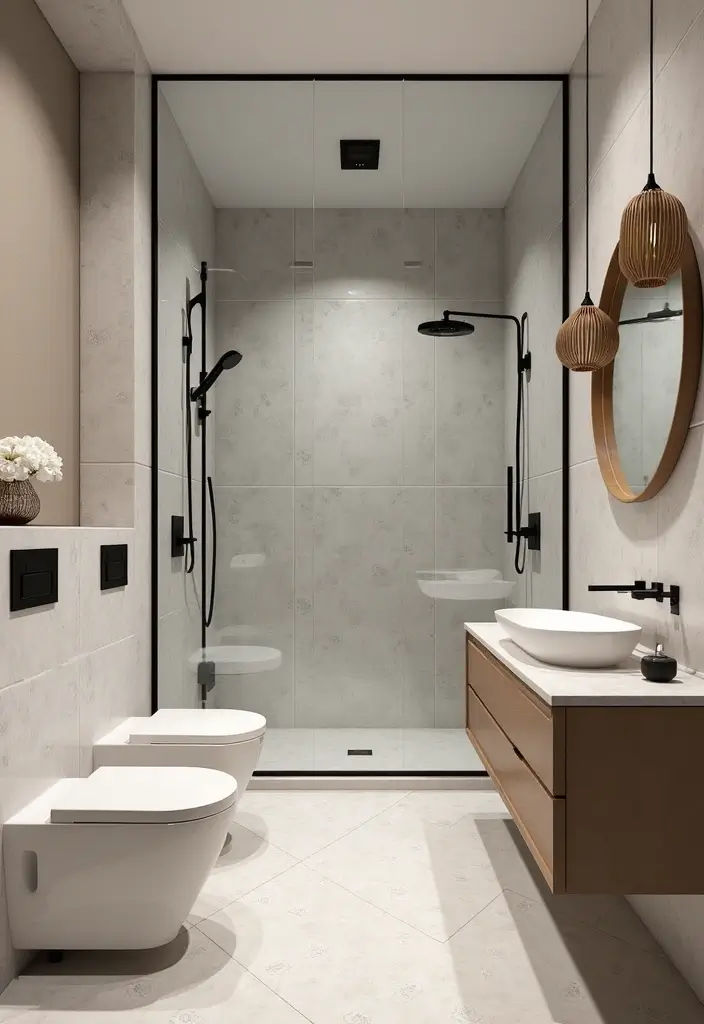 29 Ensuite Bathroom Ideas Master Bedrooms With Luxury Touch - 26. Trending Geometric Patterns