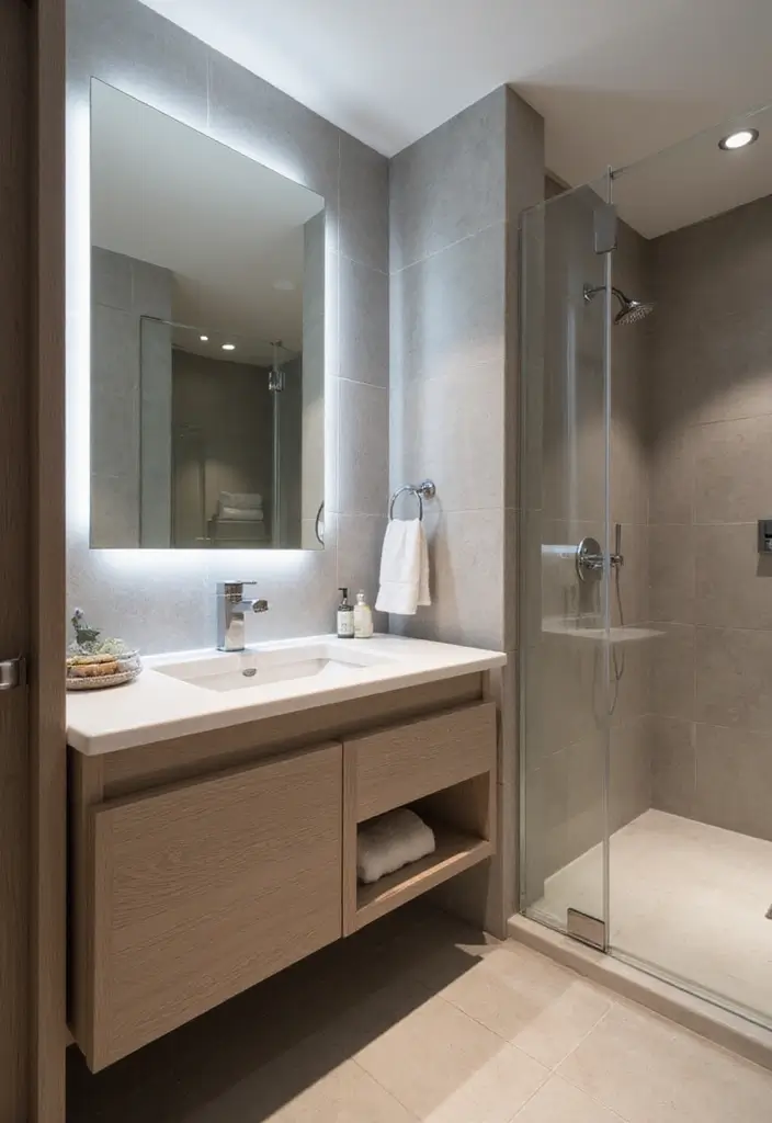 29 Ensuite Bathroom Ideas Master Bedrooms With Luxury Touch - 7. High-Tech Haven