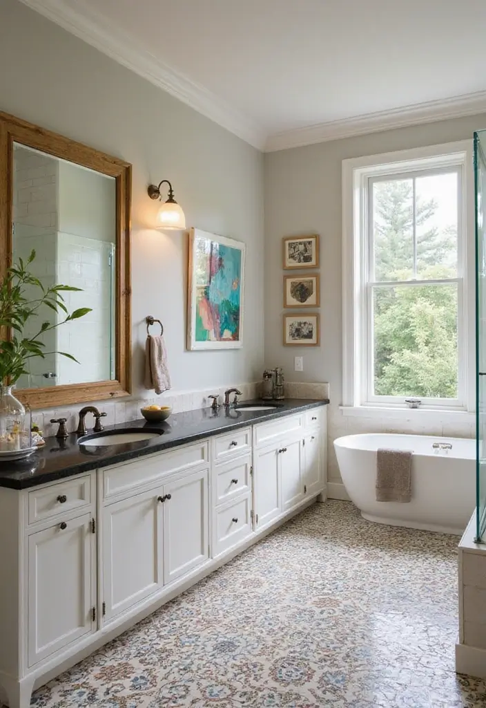 29 Ensuite Bathroom Ideas Master Bedrooms With Luxury Touch - 8. Artistic Touches