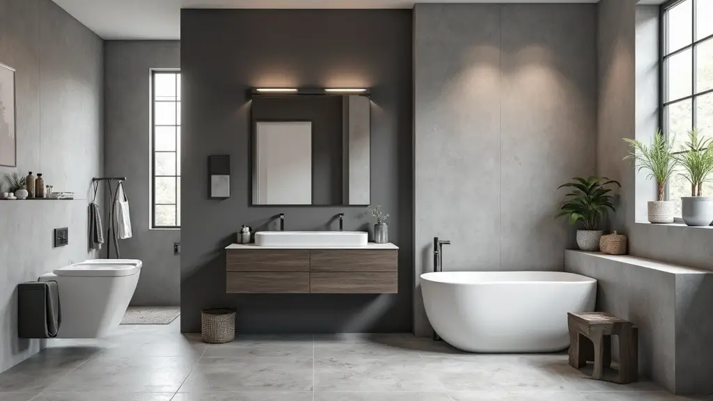 29 Modern Gray Bathroom Designs That Feel Sophisticated