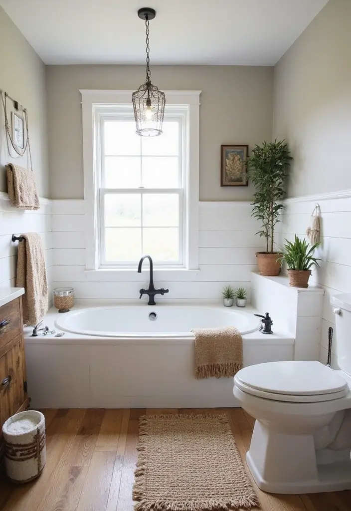 29 Sims 4 CC Bathroom Set Ideas For Builders - 10. Modern Farmhouse Style