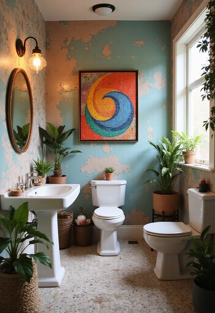 29 Sims 4 CC Bathroom Set Ideas For Builders - 11. Artistic Expression