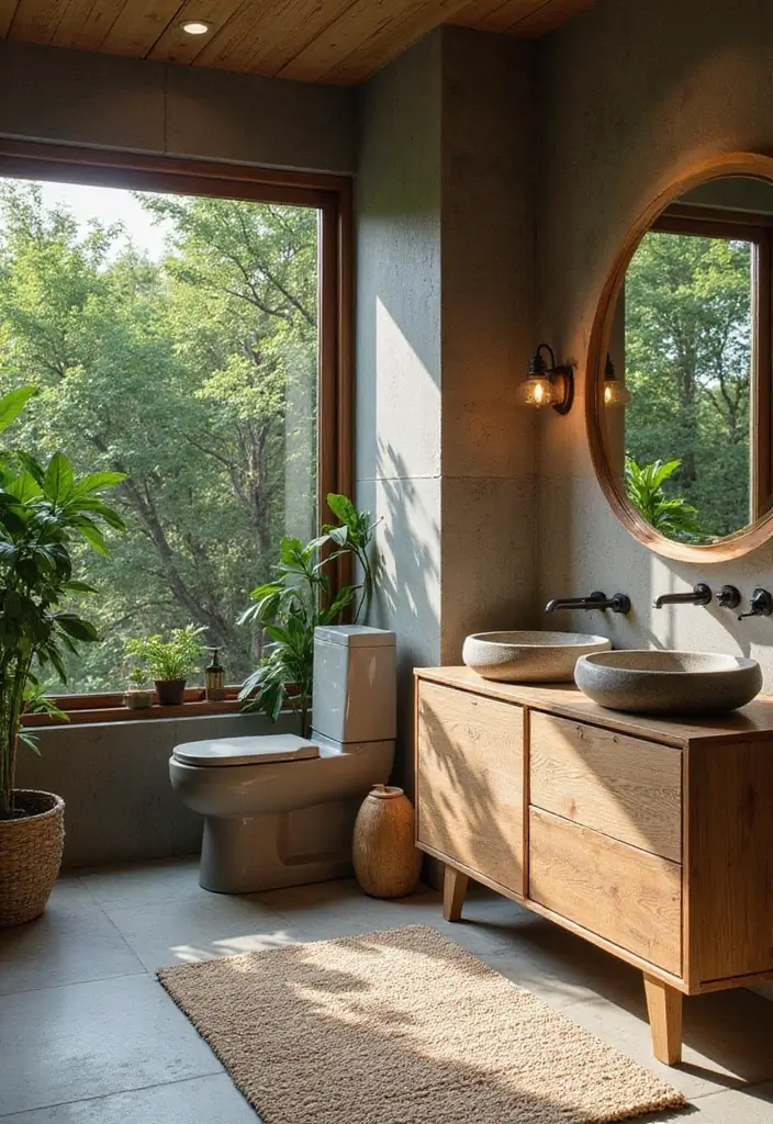 29 Sims 4 CC Bathroom Set Ideas For Builders - 2. Nature-Inspired Oasis