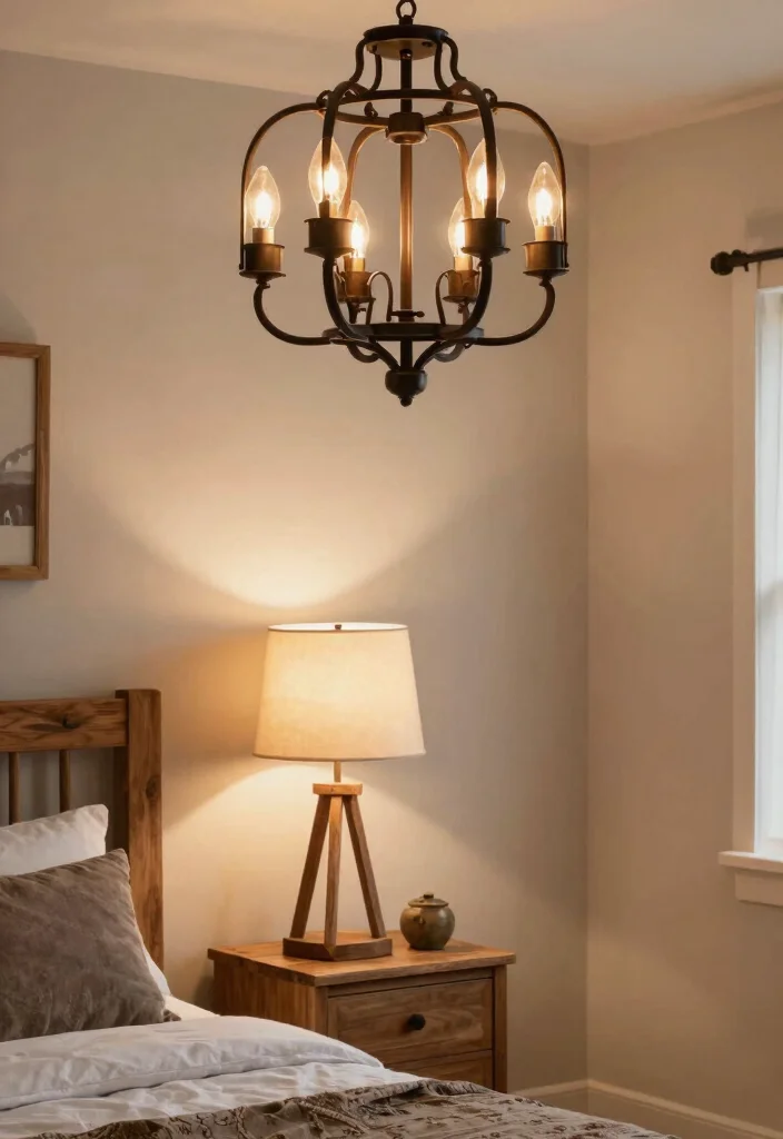 15 Farm Bedroom Ideas for Boys Cozy Country Style - 11. Rustic Lighting Fixtures 1