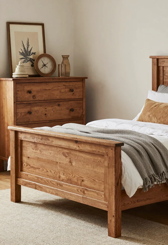 15 Farm Bedroom Ideas for Boys Cozy Country Style - 13. Farmhouse-Style Furniture 1