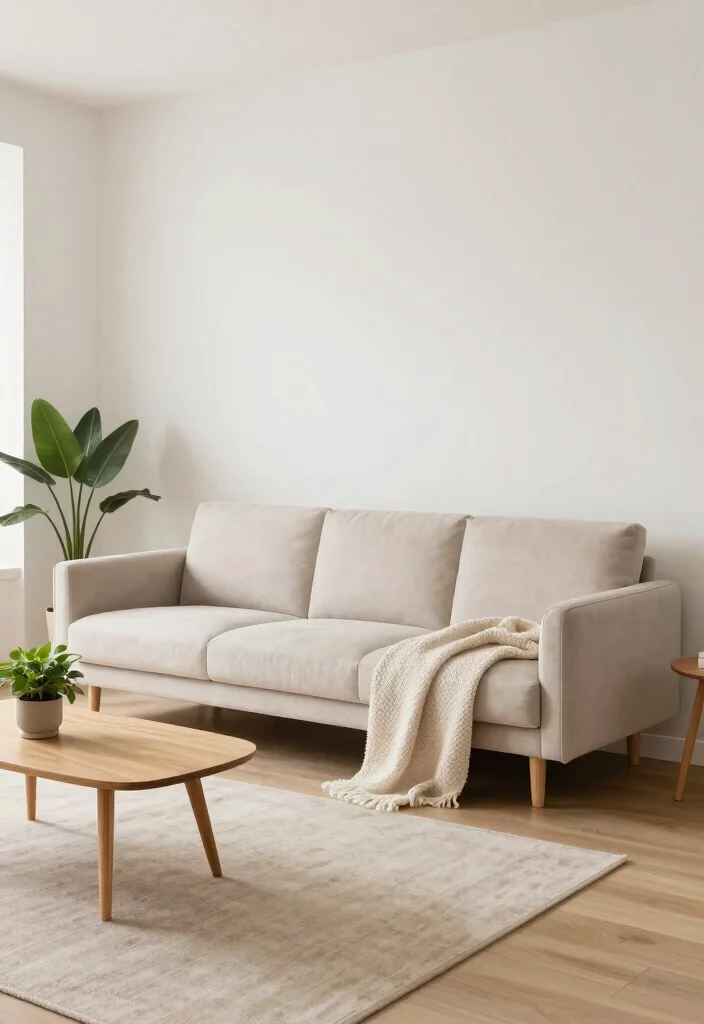 15 Floor Sofa Living Room Ideas for Casual Minimal Comfort - 3. Scandinavian Minimalism 1