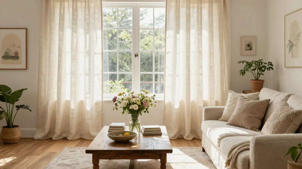 15 Half Curtains Living Room Ideas Light Casual Charm