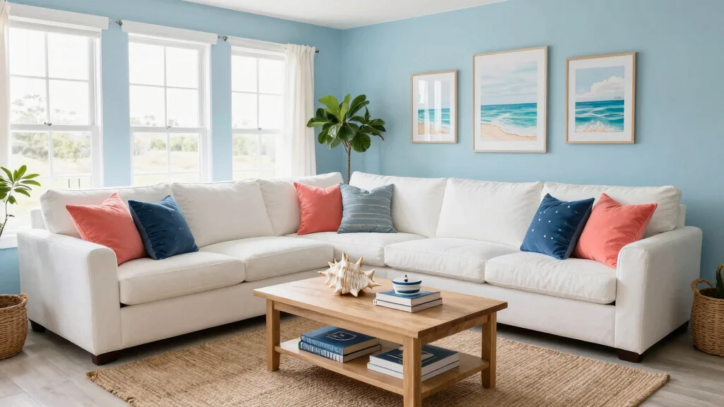 15 Light Blue Accent Wall Living Room Ideas: Soft, Airy Touch