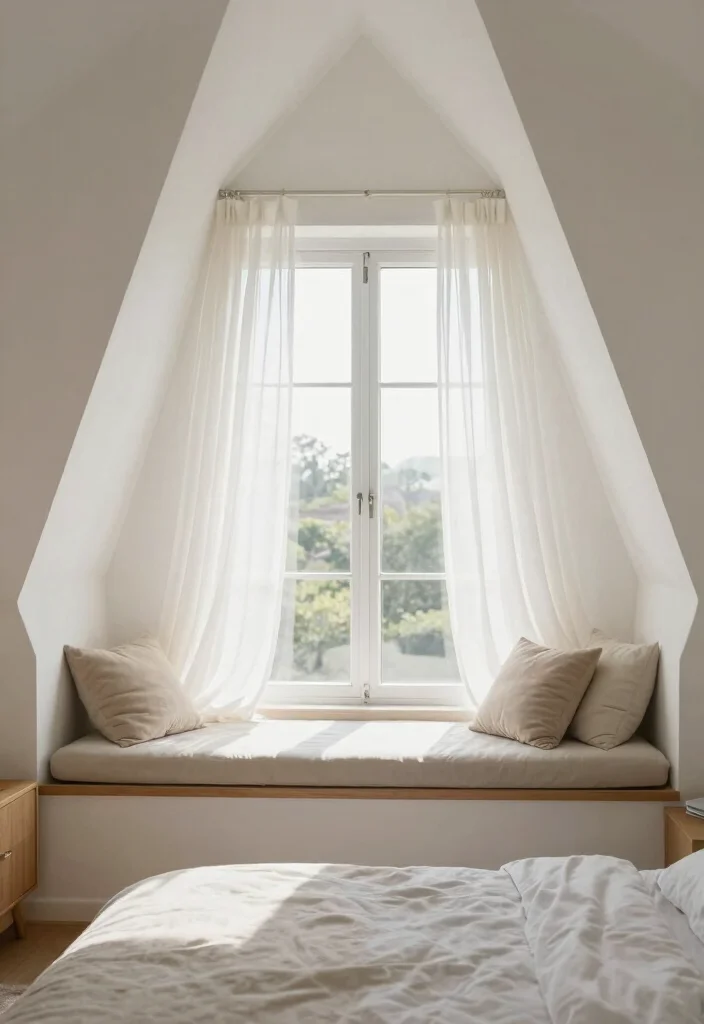 15 Low Ceiling Attic Bedroom Ideas: Cozy Smart Design - 13. Maximize Window Space 1