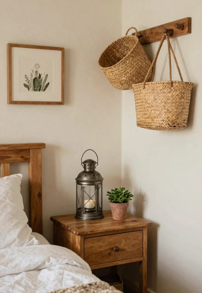 15 Small Rustic Bedroom Ideas Warm Cozy Charm - 8. Opt for Rustic Decor 1