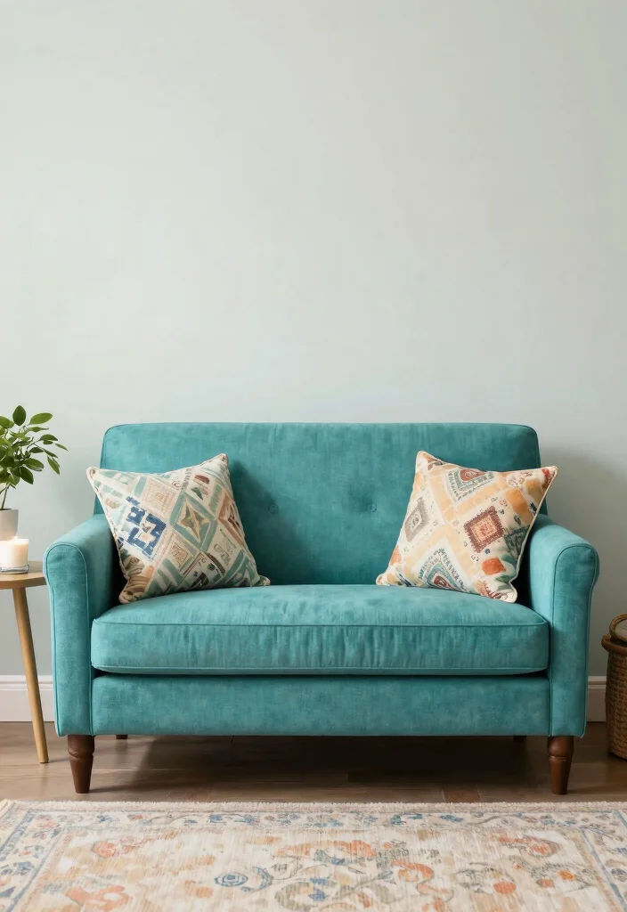 15 Small Sofa Living Room Ideas for Cozy Studio Apartments - 4. Loveseats for Intimate Settings 1