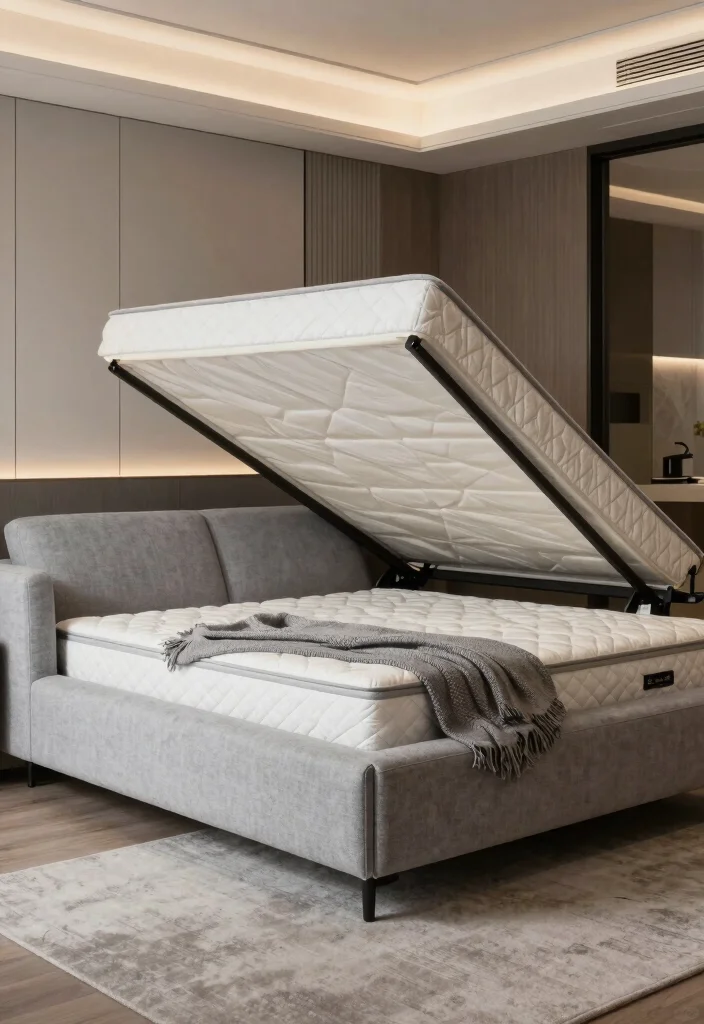 15 Small Sofa Living Room Ideas for Cozy Studio Apartments - 5. Sofa Beds for Dual-Purpose Living 1