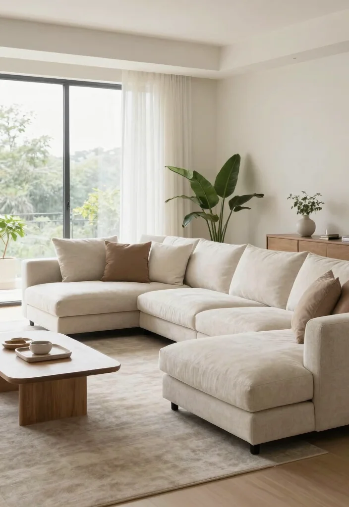 15 Small Sofa Living Room Ideas for Cozy Studio Apartments - 6. Sectional Sofas for Dynamic Spaces 1