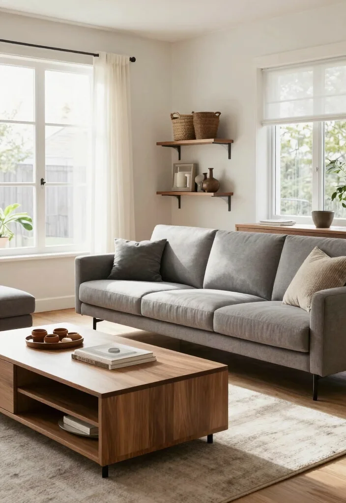 15 Sofa in Living Room Ideas: Classic Layout Inspiration - 12. Functional Storage Solutions 1