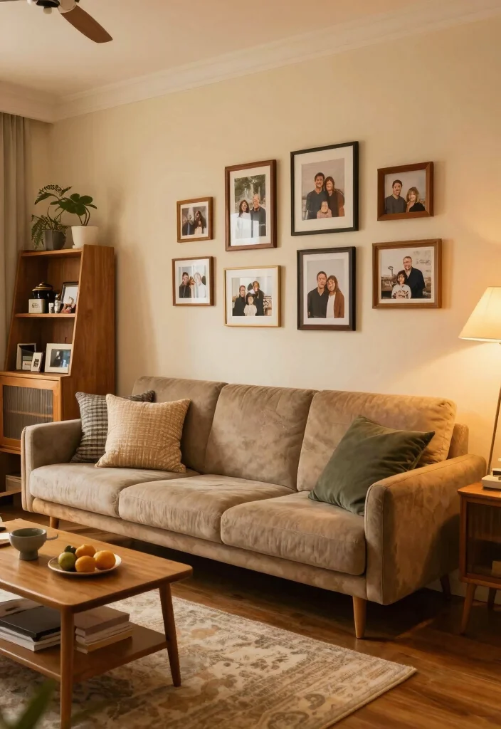 15 Sofa in Living Room Ideas: Classic Layout Inspiration - 15. Personal Touches 1