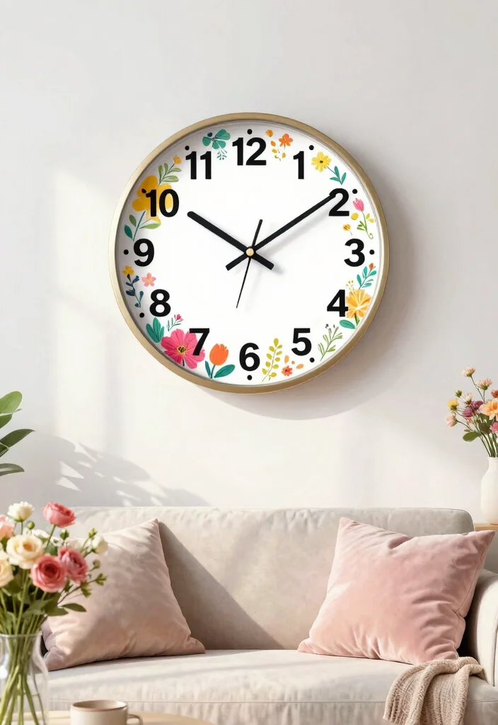 15 Wall Clock Decor Living Room Ideas Functional Style - 15. Seasonal Decor with Clocks 1