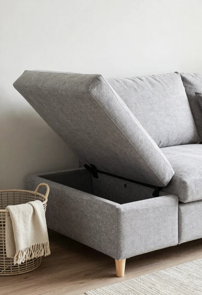 16 Bench Sofa Living Room Ideas: Modern Multi-Use Seating - 9. Smart Storage: Bench Sofas with Hidden Features 1