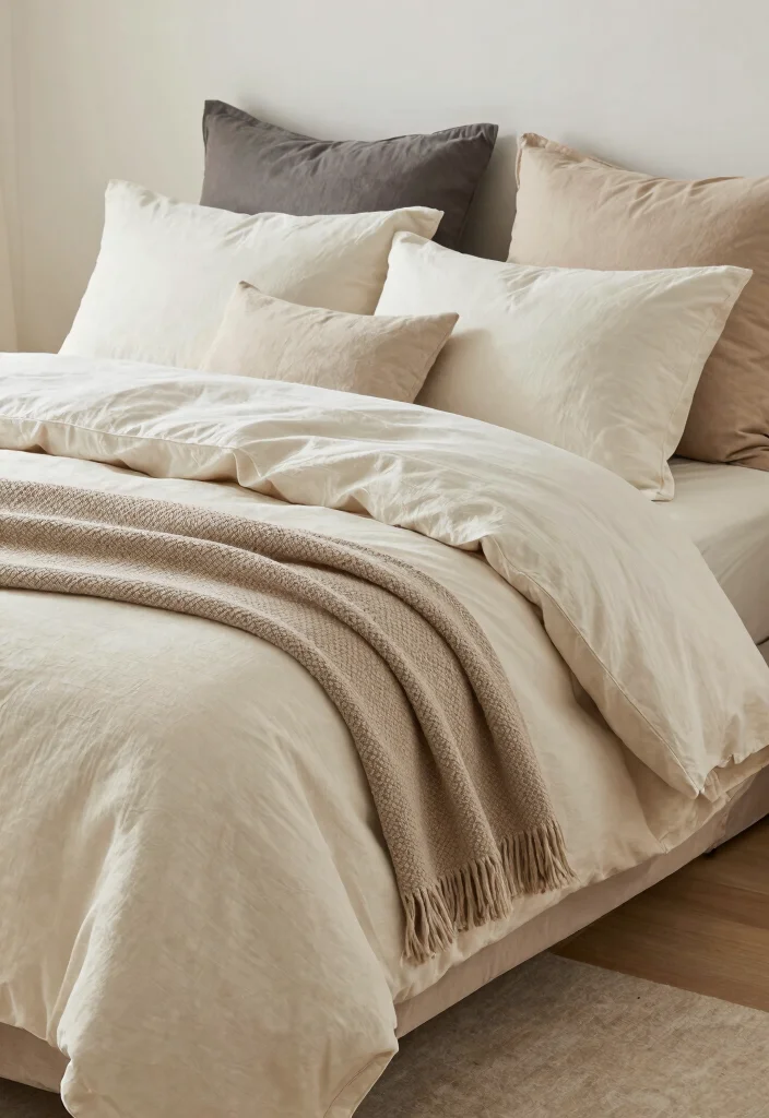 16 Cozy Shared Bedroom Ideas for Two People - 12. Invest in Quality Bedding 1