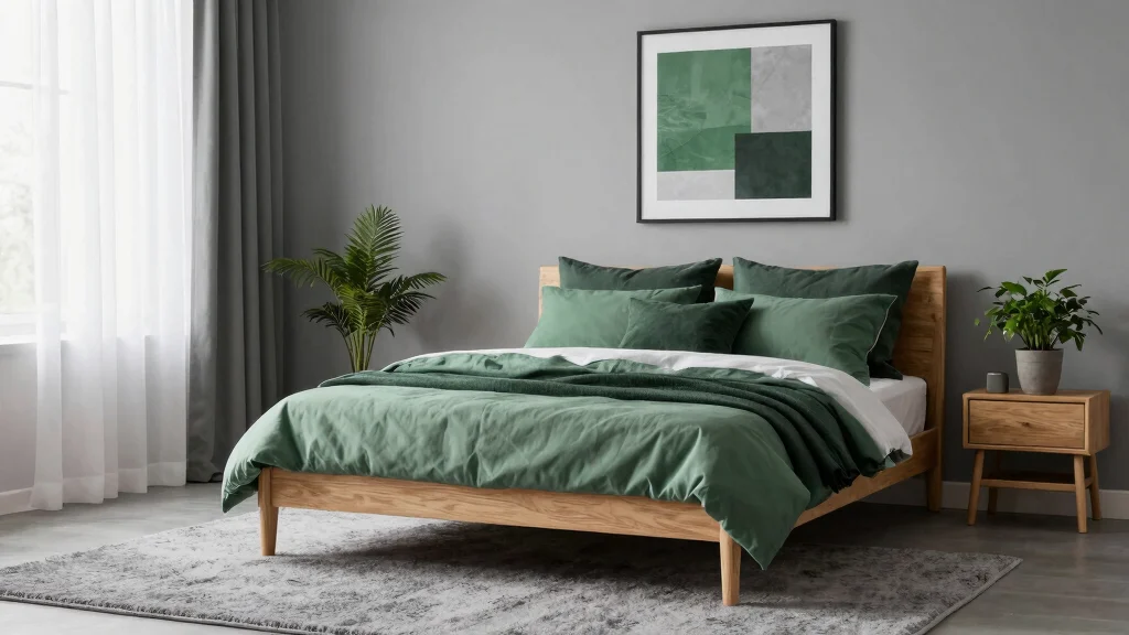 16 Green and Gray Bedroom Ideas: Calm Modern Harmony