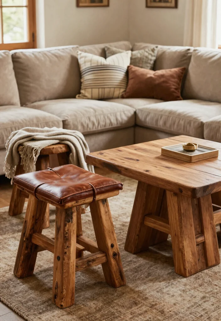 16 Horse Decor Living Room Equestrian Style Ideas Elegant Rustic - 2. Rustic Saddle Stools 1