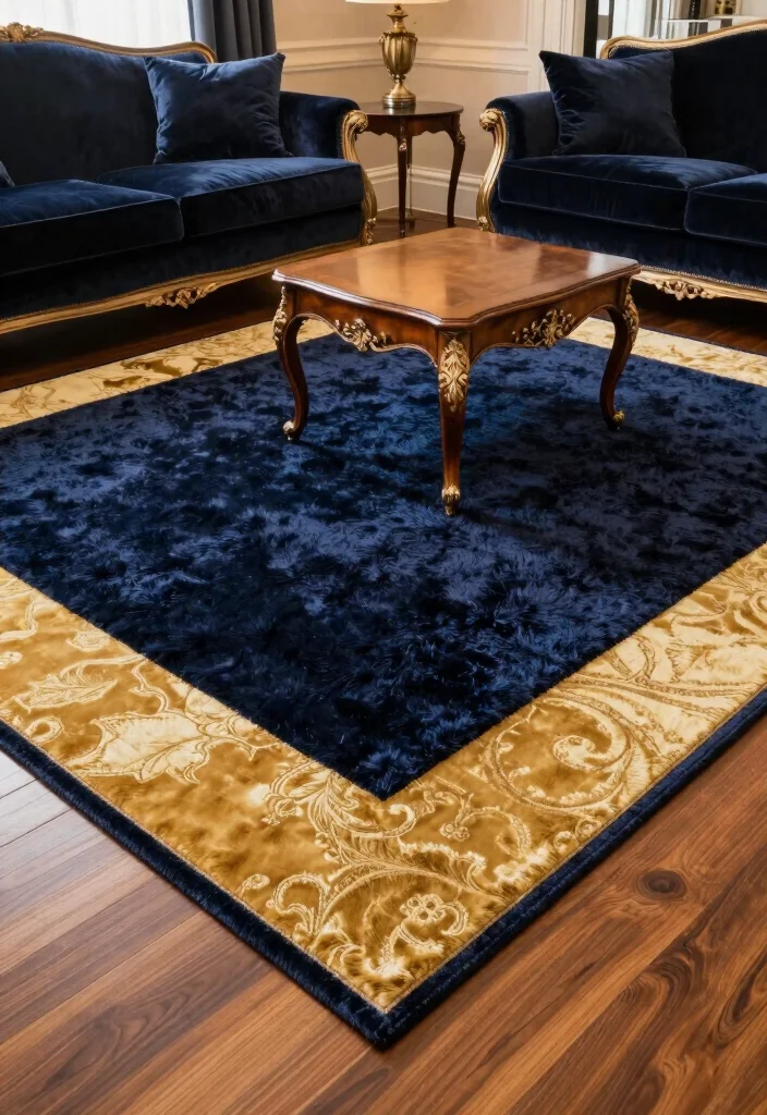 16 Living Room Rugs on Hardwood Ideas for a Layered Cozy Look - 13. Layered Luxury 1