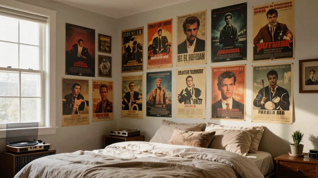 16 Movie Poster Wall Bedroom Ideas Cool Cinematic Decor