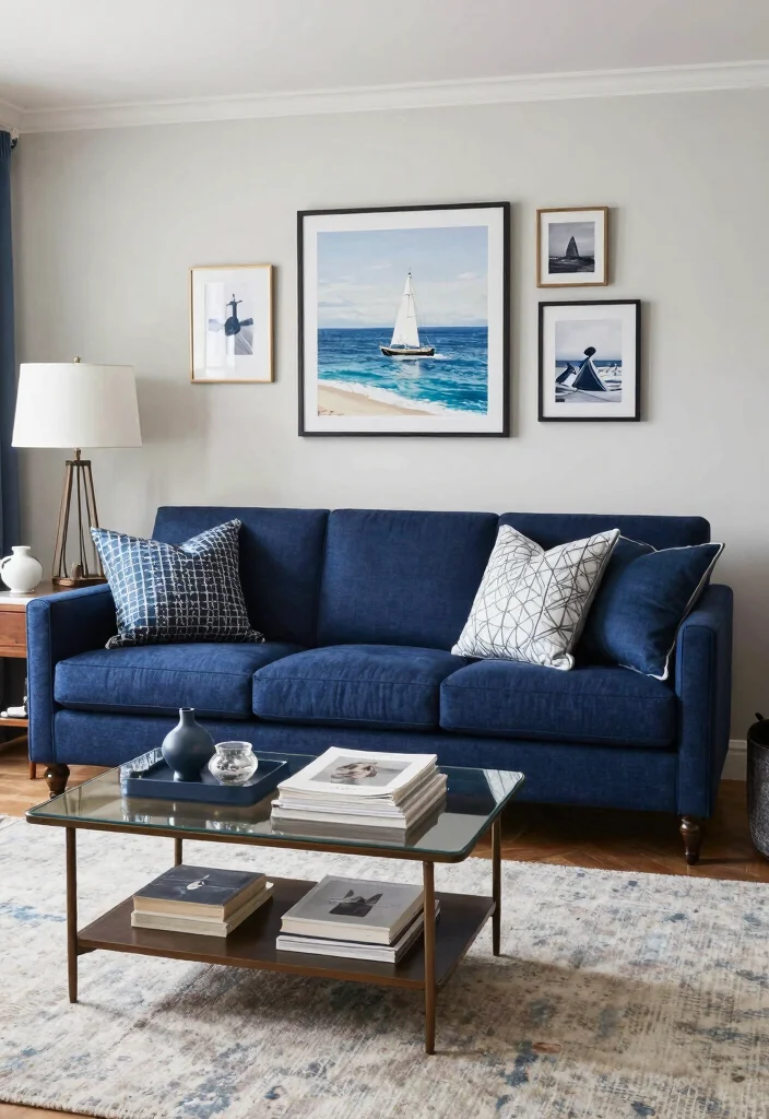 16 Navy Blue Sofa Living Room Ideas Bold Classic Style - Conclusion 1