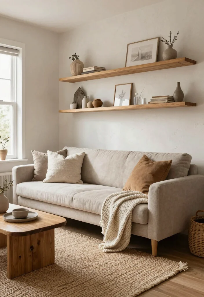 16 Slanted Wall Living Room Ideas: Smart Design Solutions - 7. Textured Accents 1