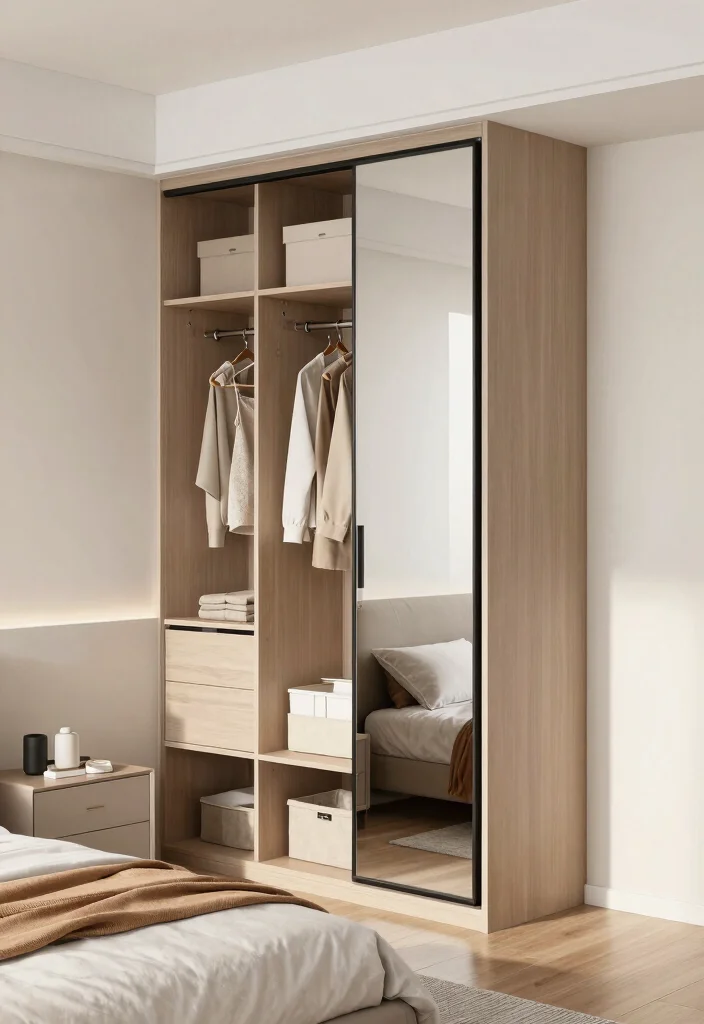 16 Small Bedroom With Wardrobe Interior Design Ideas - 1. Built-In Wardrobes: Utilizing Vertical Space 1