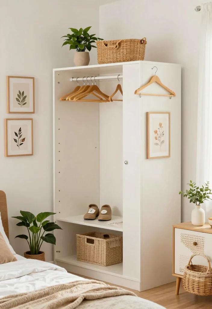 16 Small Bedroom With Wardrobe Interior Design Ideas - 12. Personal Touches: Making Your Wardrobe Your Own 1