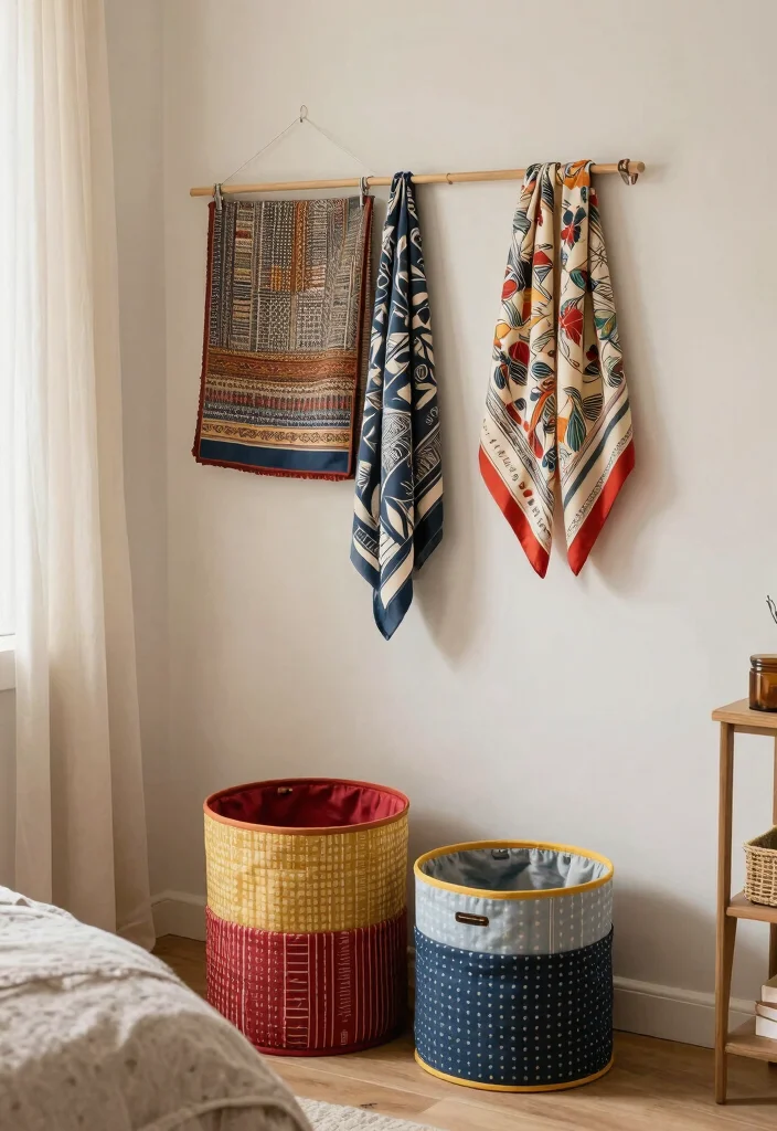 16 Small Bedroom With Wardrobe Interior Design Ideas - 15. Textiles and Accessories: Adding Warmth to Your Wardrobe 1