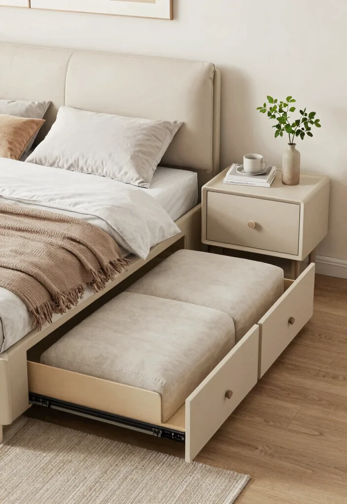 16 Small Bedroom With Wardrobe Interior Design Ideas - 2. Multi-Functional Furniture: The Best Friend of Small Spaces 1