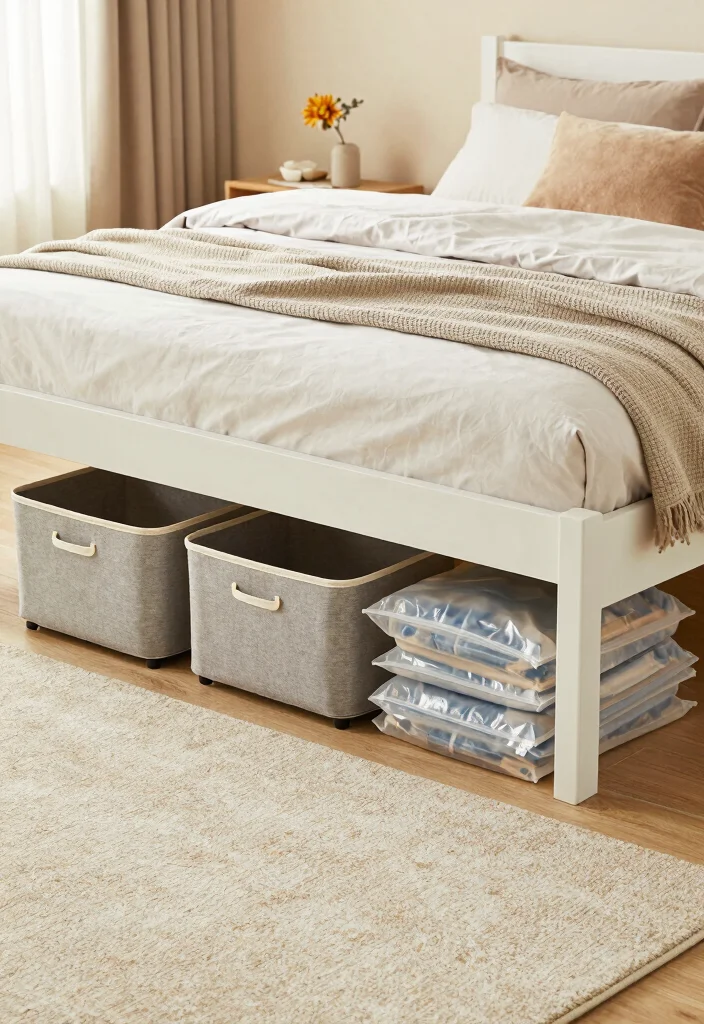 16 Small Bedroom With Wardrobe Interior Design Ideas - 4. Under-Bed Storage Solutions: A Hidden Gem 1